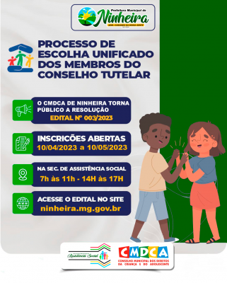 RESOLUÇÃO Nº 003 DE 31 DE MARÇO DE 2023.DISPÕE SOBRE O EDITAL DO PROCESSO DE ESCOLHA UNIFICADO DOS MEMBROS DO CONSELHO T