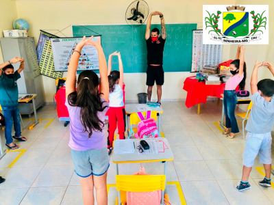 Atividades do Programa Crescer Saudável são desenvolvidas em escolas de Ninheira.