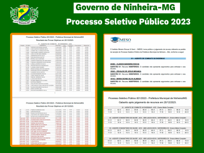 Transparência e Participação: Processo Seletivo Público em Ninheira